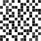 Crystal Mosaic Black+White 30x30