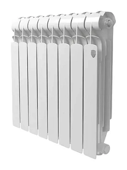 Радиатор биметаллический ROYAL THERMO 8 секций B 500, 1664Вт, белый, НС-1682299