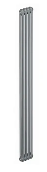 Радиатор стальной двухтрубчатый RIFAR 2180-4 секции, титан, боковое подключение