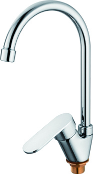 Смеситель Ledeme для кухни, однозахватный, поворотный излив, нержавеющая сталь L5810