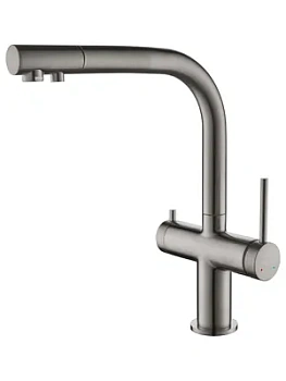 Смеситель для кухни Aquatek AQ1385BGM однозахв., изл. 285мм, с кан. д/фильтр. воды, ст. оруж