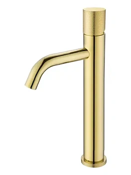 Смеситель Boheme 122-GG.2 для раковины, на 1 отверстие,однозахватный, ручка touch, золото