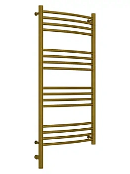 СУНЕРЖА выгнутая Полотенцесушитель 1000х500 состаренная бронза, МЭМ левый, 05-5802-1050