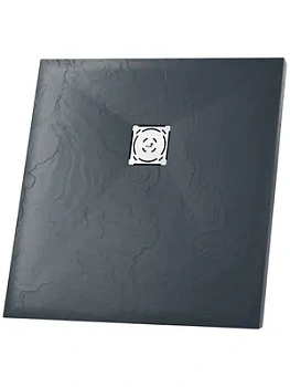 Душевой поддон RGW ST-0088G (800х800х25) квадратный, иск. камень, графит 16152088-02