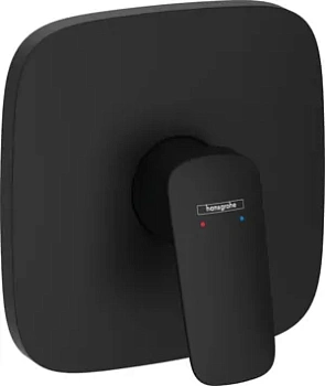 Смеситель Hansgrohe для душа, встраиваемый, однозахватный, черный матовый 71605670