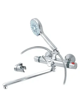 Смеситель термостат для ванны VARION Armaturen 1024 86 5 длинный излив 300мм