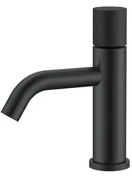 Смеситель Boheme 121-BB.4 для раковины, на 1 отверстие, однозахватный,ручка spirale, черный