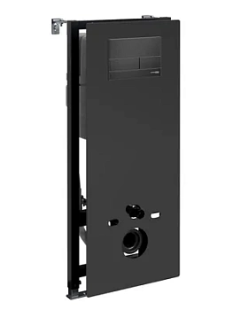 Инсталляция для унитаза WasserKRAFT с клавишей смыва, цвет: черный 20TLT.010.ME.BL.MB04