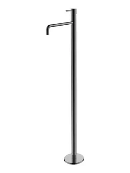 Смеситель Boheme 107-SGM для раковины, напольный, однозахватный, графит глянцевый