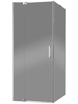 Душевой уголок CEZARES SLIDER (885-900х900-1000х1950) AH-1-90-90/100-GRIGIO-Cr стекло серое/хром