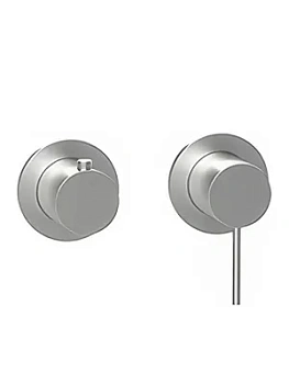 Смеситель для ванны/душа Almar на 2-3 потребителя, расположение вер/гор, цвет нержавеющая сталь брашированная AISI E180141.316