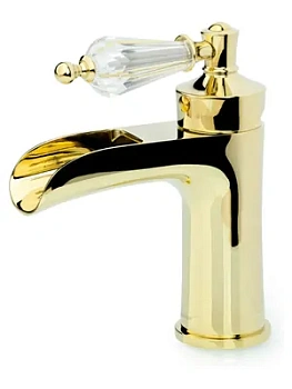 Смеситель Boheme 211-SW для раковины, на 1 отверстие, однозахватный, золото