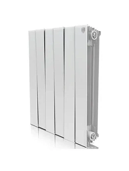 Радиатор биметаллический, 6 секций ROYAL THERMO ВШГ:591х480х100 1134 Вт Bianco Traffico