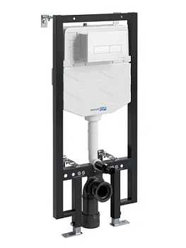 Инсталляция для унитаза WasserKRAFT с клавишей смыва, цвет: белый 56TLT.010.ME.WM03