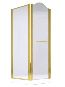 Душевой уголок Migliore (900х900х1950) стекло матовое, золото 22672