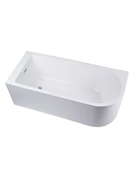 Ванна акриловая отдельностоящая Swedbe 8842 1700х750х580 слив-перелив слева, белая