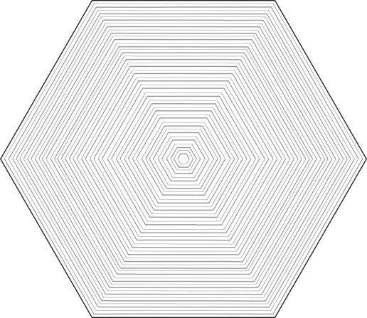 Cielo E Terra Bianco Geometry Matt 19,2X22,1