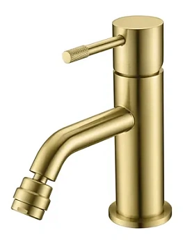 Смеситель Boheme 466-MG для биде, на 1 отверстие, однозахватный, золото матовое