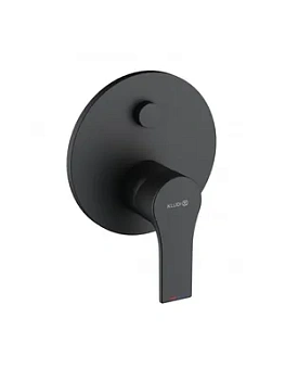 Смеситель KLUDI для ванны/душа, встраиваемый, внешн. часть, черный матовый 487593965