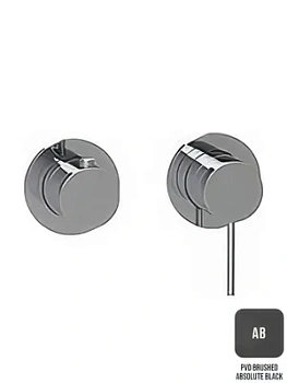 Смеситель для ванны/душа Almar на 2-3 потребителя, расположение вер/гор, цвет черный брашированный E180141.AB