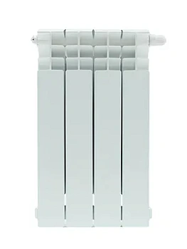 Радиатор STOUT Ventil 500 4 секции, биметалл, нижнее правое подключение,белый SRB-3320-050004