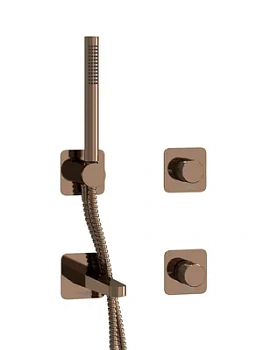 Душевая система WasserKRAFT A8851.309.338.330.290.292.291 розовое золото