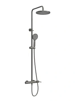 Душевая система CEZARES -CD-GM для душа,однозахватный,верхний/ручной душ,оружейная сталь