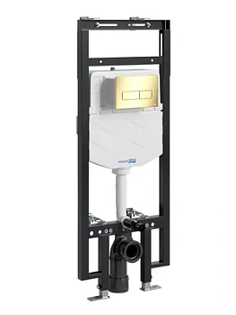 Инсталляция для унитаза WasserKRAFT с клавишей смыва, золото глянцевое 58tlt.010.me.pg03