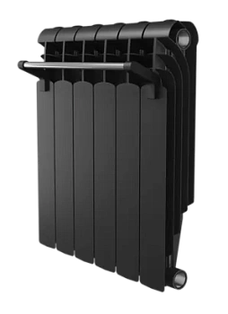 Полотенцедержатель ROYAL THERMO для секционных радиаторов, черный