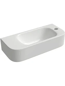 Раковина накладная Aqueduto 500х215х110, прямоугольная, бел. глянцевая PEQ0110