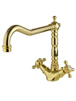 Смеситель для кухни Migliore Cucina двухзахватный, золото ML.CUC-451.DO
