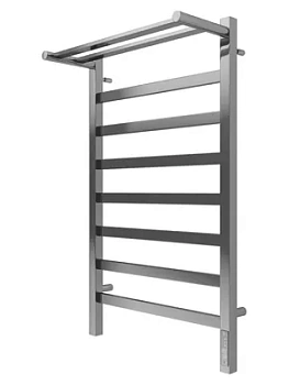 Полотенцесушитель TERMINUS Ното П8 с полкой (ШВ:500х850) электро, нерж.сталь, quick touch