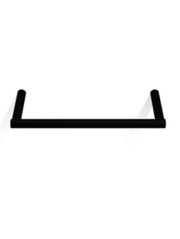 Полотенцедержатель Decor Walther MK HTE20 ширина 200 мм, цвет: черный матовый 0520660