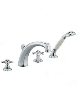 Смеситель KLUDI для ванны и душа, четырехсекционный, каскадный аэратор (хром) 515240520