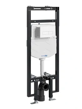 Инсталляция для унитаза WasserKRAFT с клавишей смыва, белый матовый 58tlt.010.me.wm03