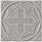 Adex Studio ADST4073 Relieve Mandala Planet Graystone 14,8x14,8
