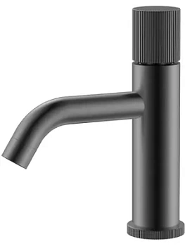 Смеситель Boheme 121-GM.3 для раковины, на 1 отверстие, однозахватный,ручка linea, графит