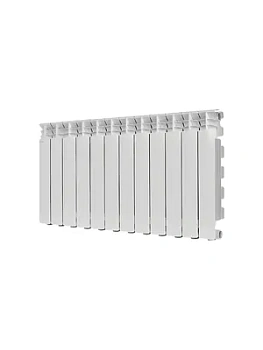 Радиатор STOUT 500 12 секций, алюминиевый, боковое подключение, белый SRA-3310-050012