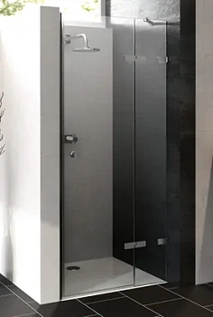 Душевая дверь HUPPE Pure 1200х2400 правая без рамы, глян.хром/прозрачное AP 4R1083.092.322.800