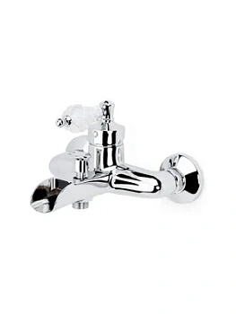 Смеситель Boheme 223-CRST для ванны/душа, настенный, однозахватный, без душ гарнитура, хром