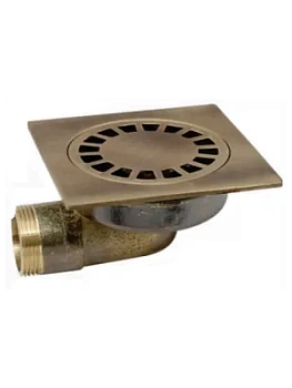 Трап душевой Migliore (120х120) угловой, бронза ML.RIC-10.109.BR