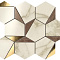 Marvel Edge Gold Hex Brown-Calacatta 25,1x29