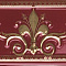 Noblesse Cenefa Burdeos Gold 9.2x20
