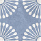 Palmas Blue Decor 1 20x20