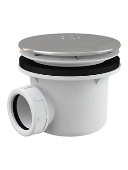 Сифон для душевого поддона Alcaplast A49K пластик/металл глянцевый LUX, вых. 40мм