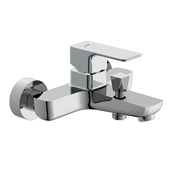 Смеситель для ванны/душа Cersanit 63040 настенный, однорычажный, хром