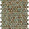 Sheer Deco Rust Round Mosaico 29.5x32.5