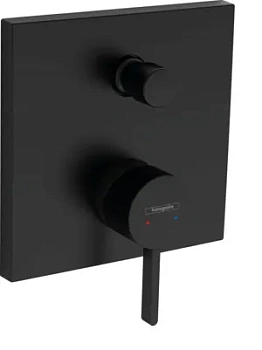 Смеситель Hansgrohe 76415670 для ванны, скрытый монтаж, матовый черный