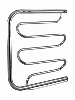 Полотенцесушитель Флагман  Фокстрот NEW  изогнутый 600х400 нерж. сталь, боковое подкл.D-1"