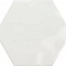 Geometry Hex White  15X17.3